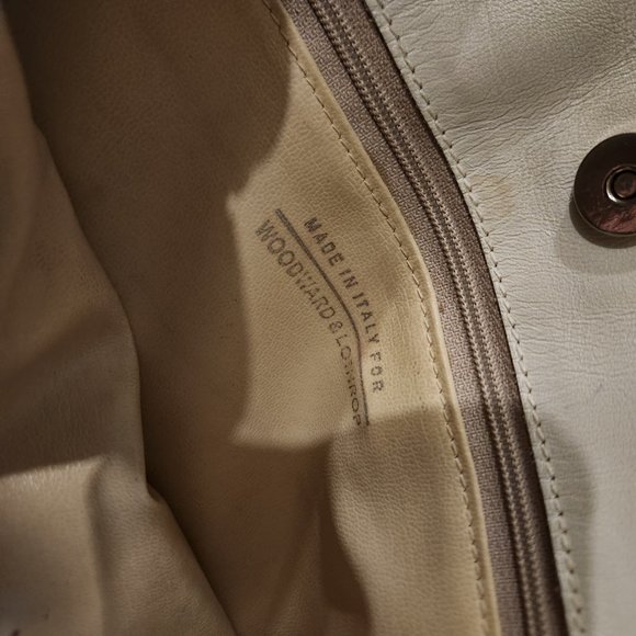 Italian Woodward & Lothrop Leather Handbag - Picture 3 of 12